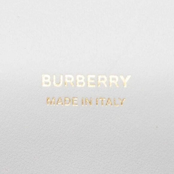 Burberry Heather Melange Smooth Leather Mini TB Shoulder Bag - Picture 10 of 11